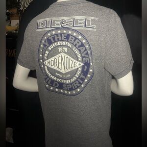 Diesel Charcoal Graphic Tee